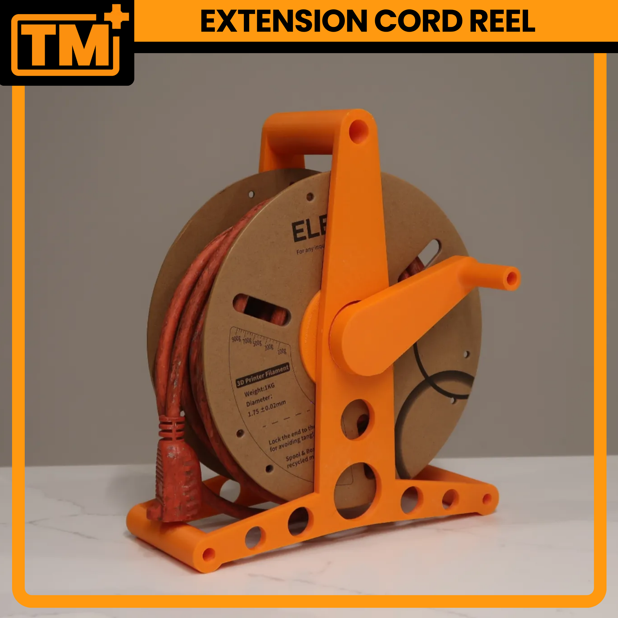 EXTENSION CORD REEL MOUNT