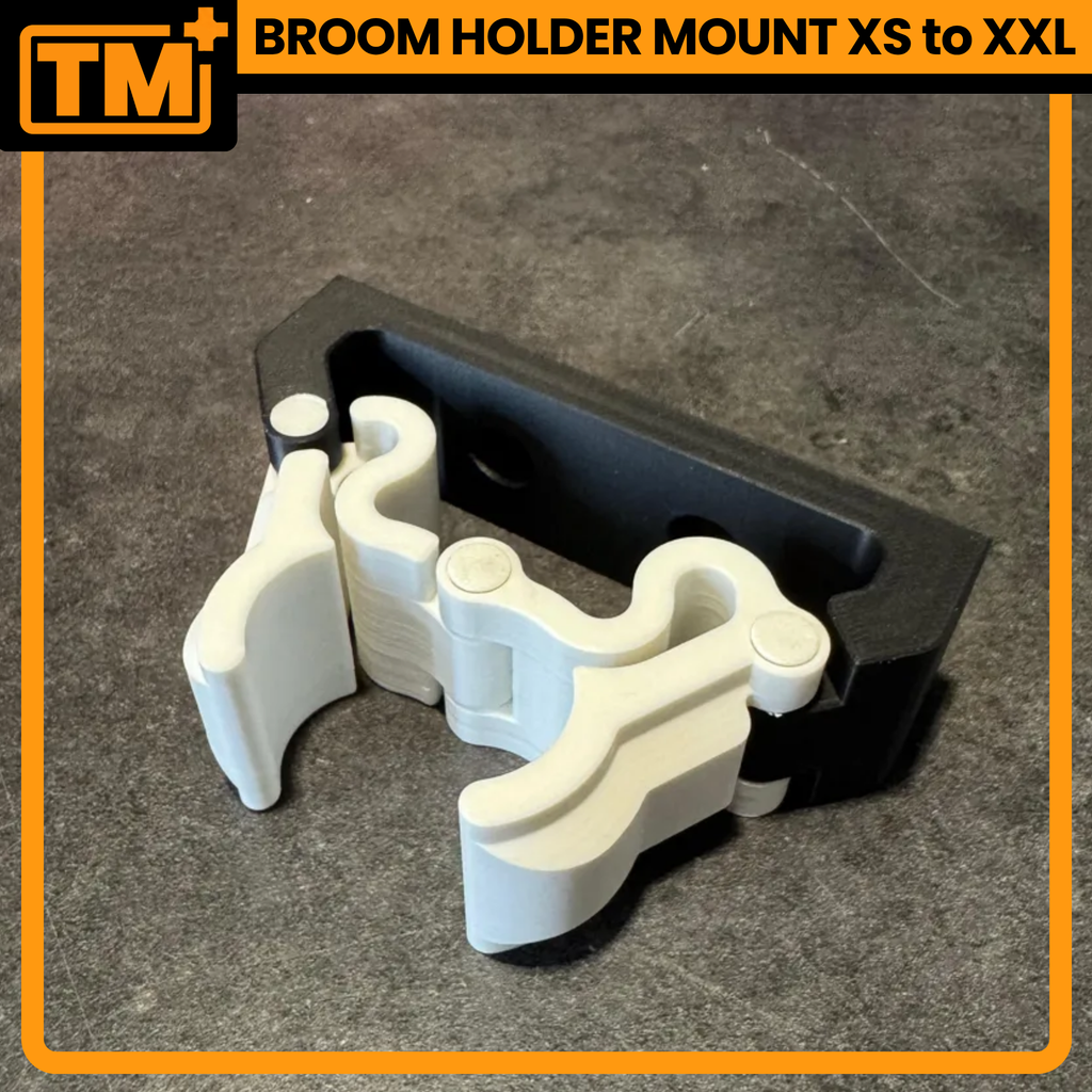 BROOM HOOK HOLDER XS TO XXL