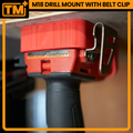 M18 DRILL MOUNT WITH BELT CLIPS MAGNETIC MILWAUKEE COMPATIBLE