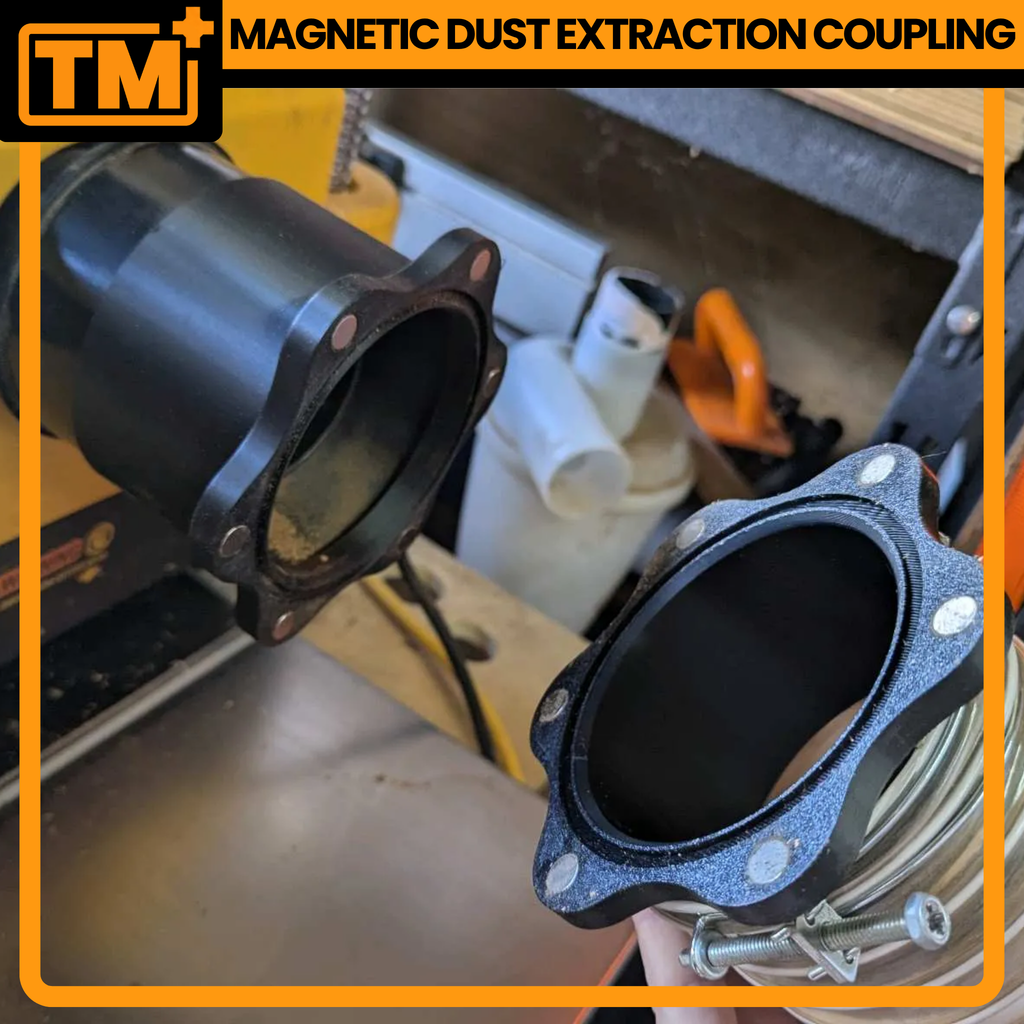 MAGNETIC DUST EXTRACTION HOSE COUPLER | 100MM