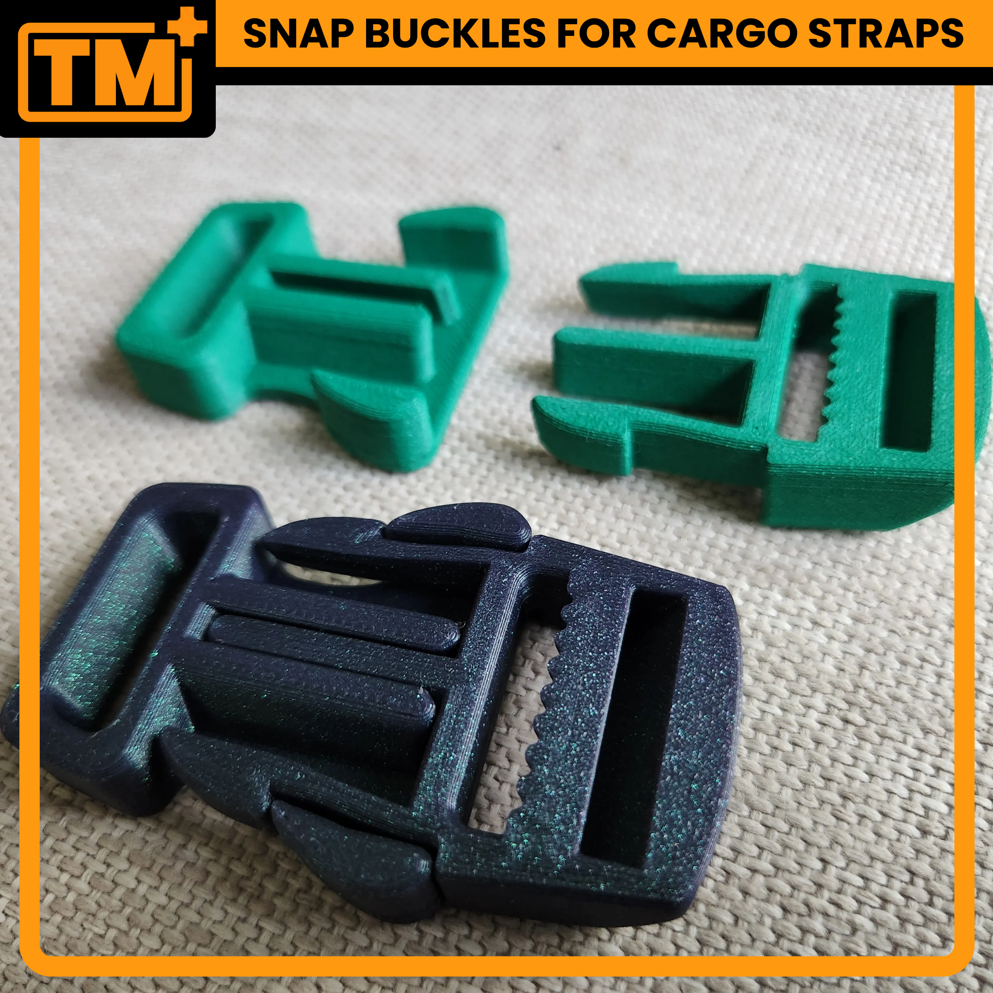 SNAP BUCKLES FOR CARGO STRAPS | SMALL AND LARGE